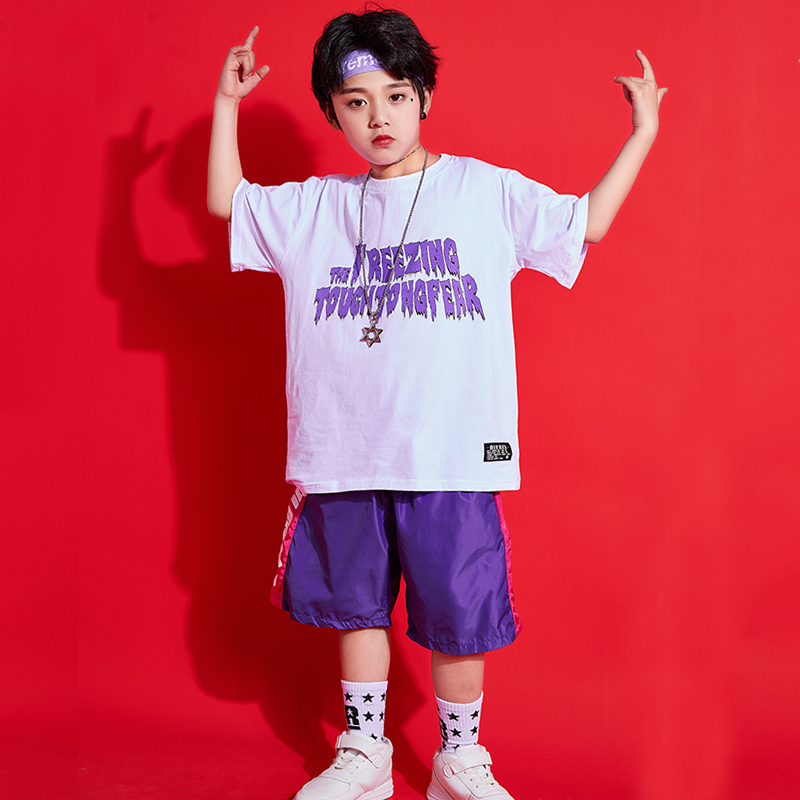 Trẻ em hiphop phù hợp với cậu bé hiphop hip-tay áo quần hiphop váy biểu diễn hip nhảy trẻ em trang phục.