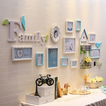  Simple modern photo wall Living room dining room decoration photo wall Creative photo frame combination wall ins background wall