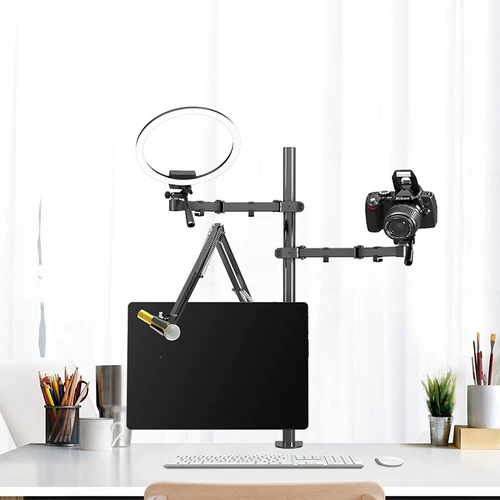 Микрофон, заполняющий свет, камера видеонаблюдения, совместимый ноутбук, ЖК-дисплей, трубка