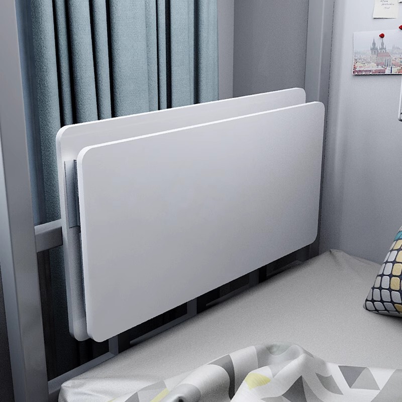 Folding Bedside Desk for Bed, Dormitory, Upper Bunk, Suspended Side Table for College Students