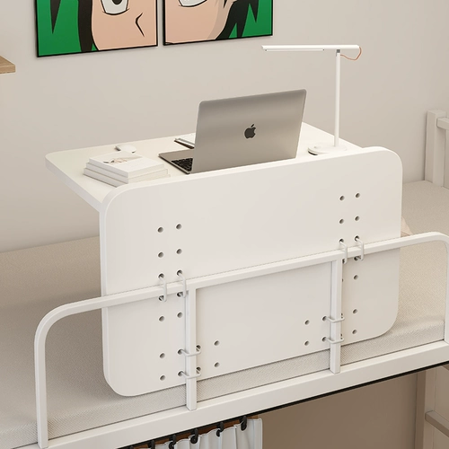 Складная кровать Стол Студент спальни в спальне в спальне с подвесными фиксированными компьютерными столами.