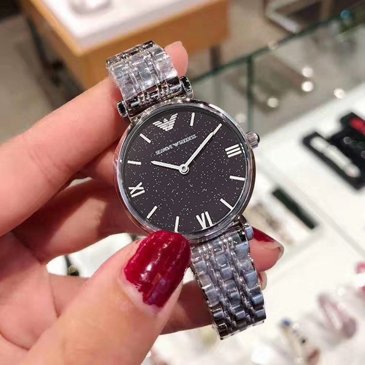 Famous brand watches women's simple temperament ladies' watches famous brand waterproof fashion trend bright starry sky women's watch top ten