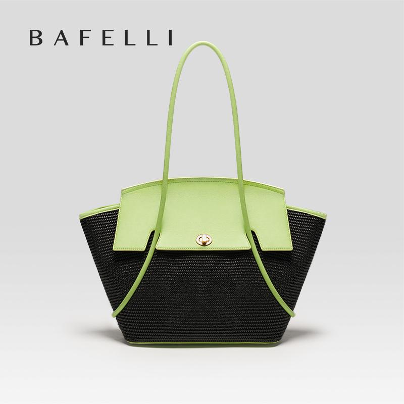 Parfili Large-Capacity Tote Bag 2024 New High-End Commuter Bag French Straw Bag Single Shoulder Women's Bag Parfili Large-Capacity Tote Bag 2024 New High-End Commuter Bag French Straw Bag Single Shoulder Women's Bag