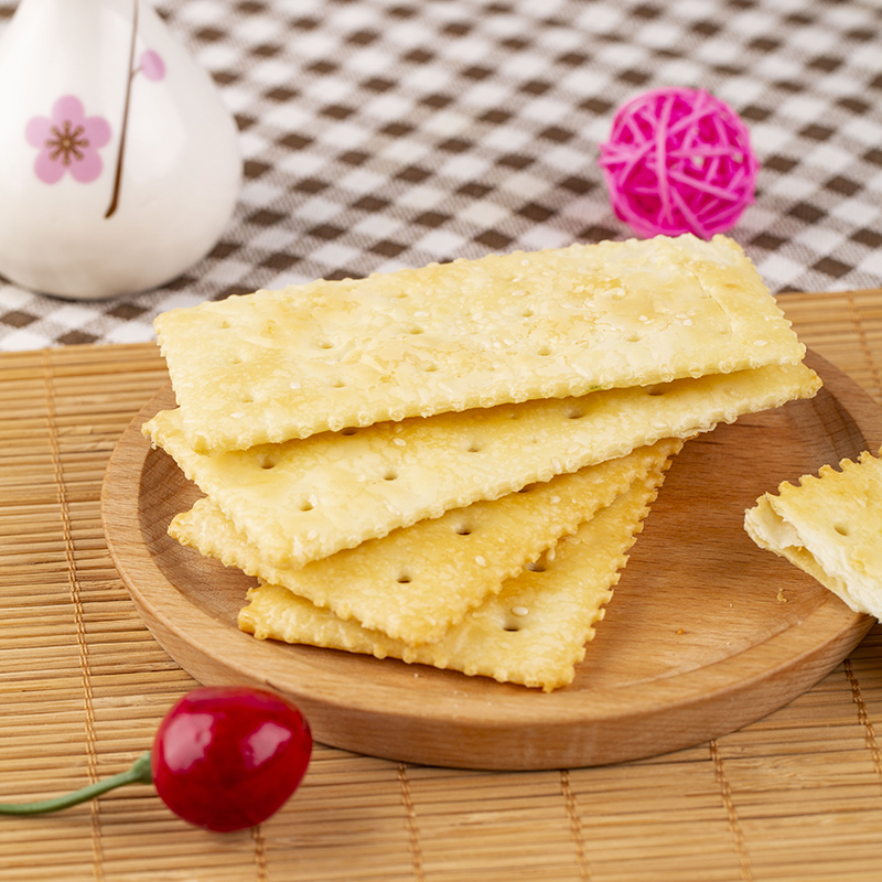 Seajade soda biscuit 1kg Bulk mix whole box Multi-taste Thin Crisp Comb for breakfast with small snacks during pregnancy