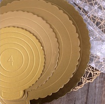 6-inch 8-inch 10-inch gold card pad white card pad cake mat cake hardpaper pad cake bottom plate thick pad