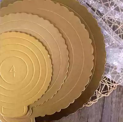 6 inch 8 inch 10 inch gold card pad White card pad Cake pad Cake cardboard pad Cake bottom pad thickened pad