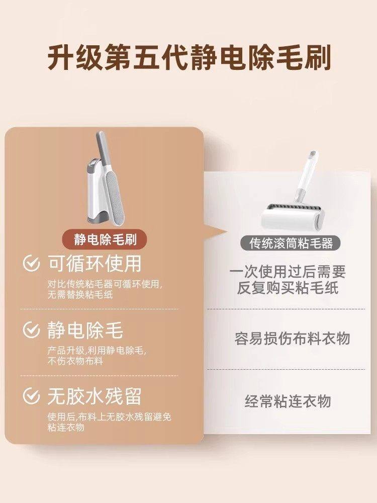 Japanese Lint Remover Brush for Clothes, Wool Sweaters, Coats, Hair Remover, Sticky Lint Remover