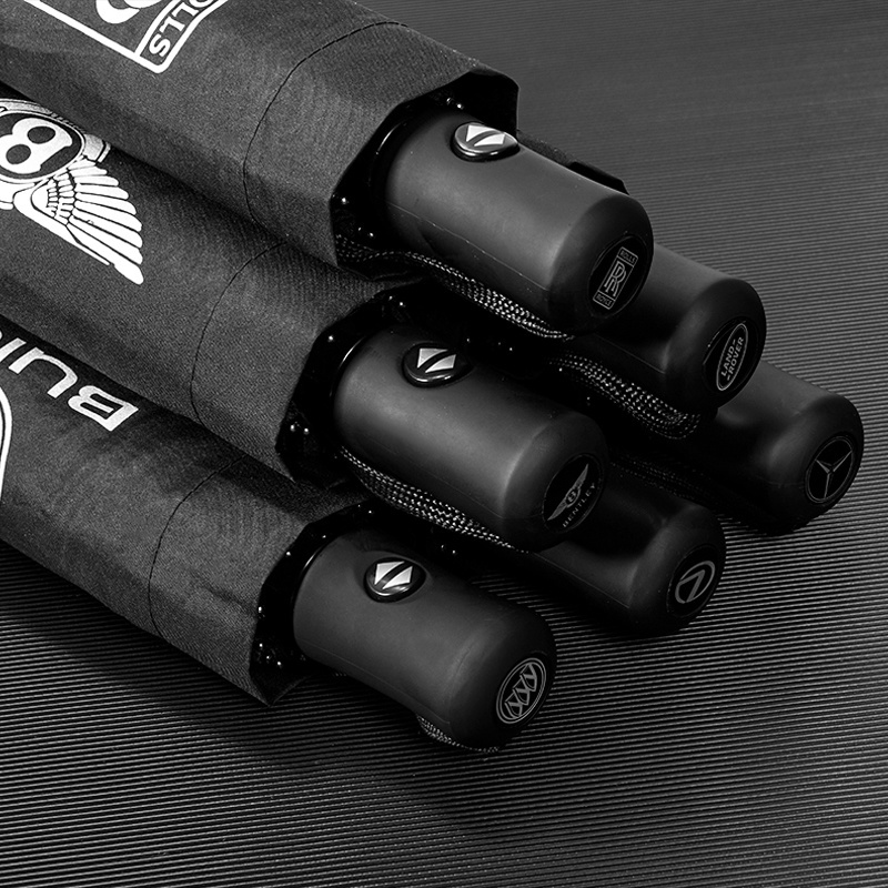 Folding Umbrella, Fully Automatic Umbrella, Dual-Use for Sun and Rain, Umbrella with the Same Logo as Rolls-Royce, Umbrella for Female Students, Korean Style Umbrella