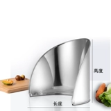 Базовая кухонная режущая доска всплеска -Проницаемые круглые корпусы блоки корпуса, блокирующие пирс ограждения из нержавеющей стали.