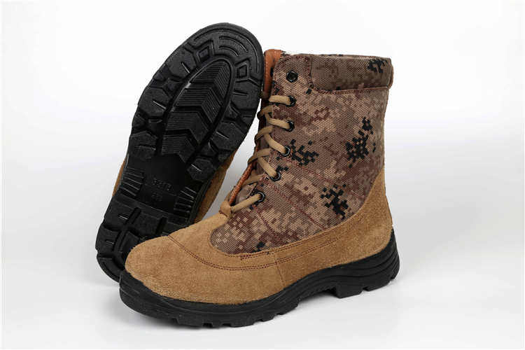 Boots militaires pour homme en Anti-fourrure - Ref 1397895 Image 19