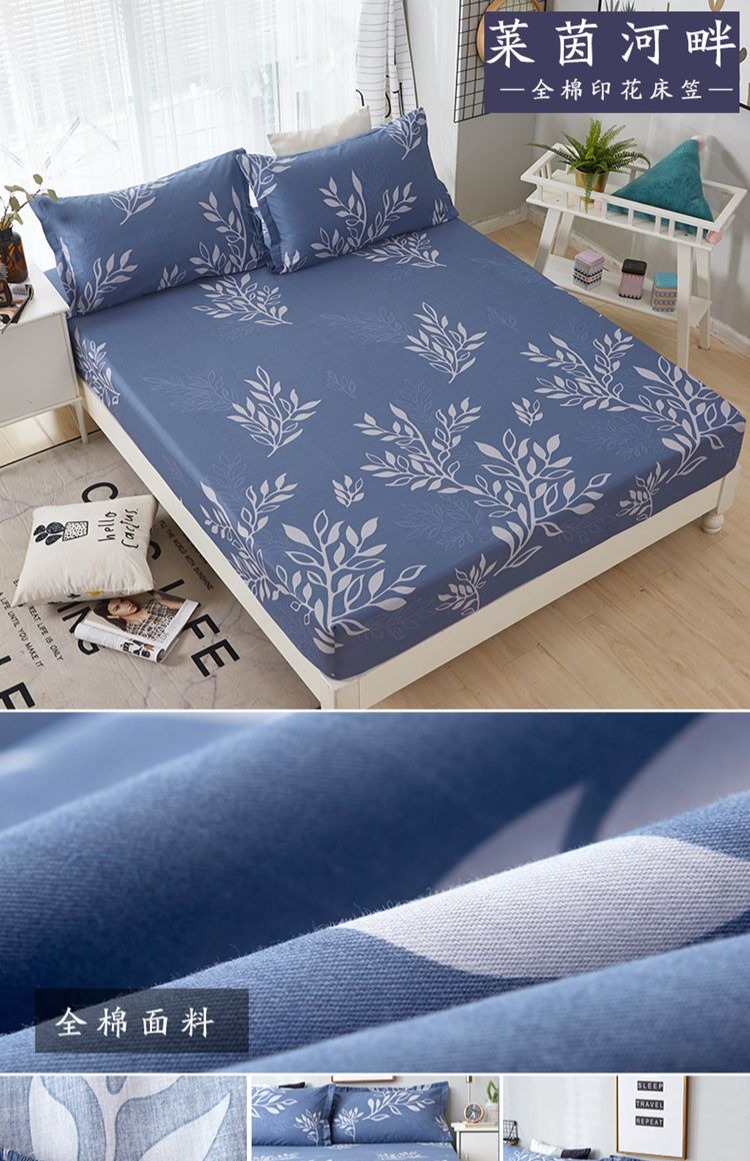 Được trang bị bông một mảnh bụi bông ruffle tay 1.2m1.5 1,8 mét Simmons nệm bảo vệ bedspread custom-made - Trang bị Covers Ga chun và ga phủ
