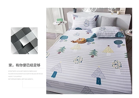 Bông trang bị bụi bông ruffle tay áo một mảnh 1,8 mét 1.2m1.5 không trượt bedspread Simmons bảo vệ tay áo tùy chỉnh - Trang bị Covers