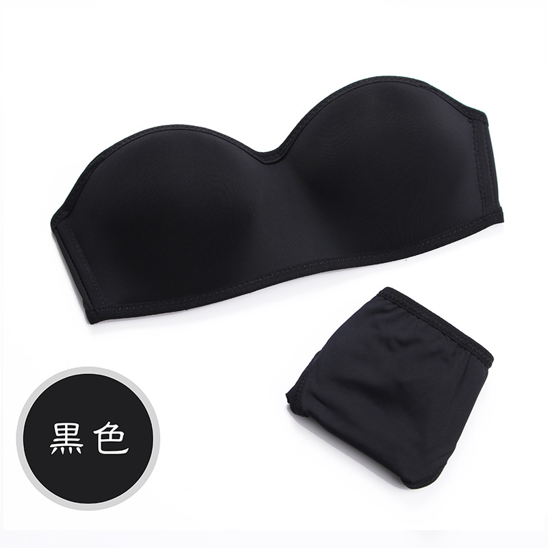 đồ lót quây womens mỏng chống trượt thép miễn thu thập sexy lau ngực ngực vô hình ngực lớn hiển thị dán áo ngực nhỏ.