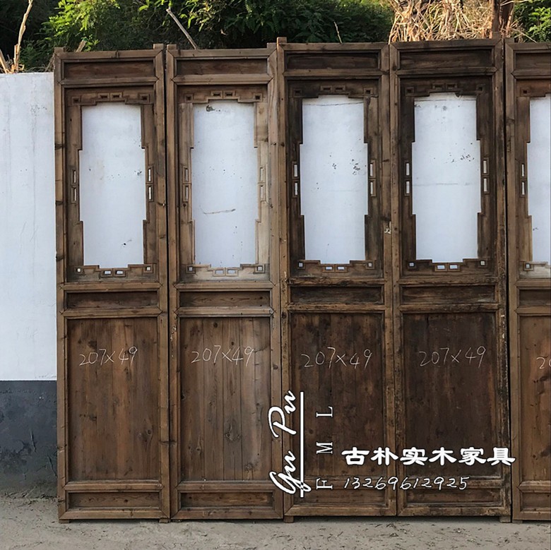 Old gỗ thông cũ thông màn hình gỗ thông cũ cửa sổ đồ gỗ vững chắc cửa cũ bảng điều chỉnh sân nhà hàng trang trí vách ngăn cầu thang bằng gỗ