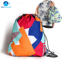 Seaside beach bag wet and dry couple color bag Waterproof swimming special bag Large capacity shoulder bag trend simple