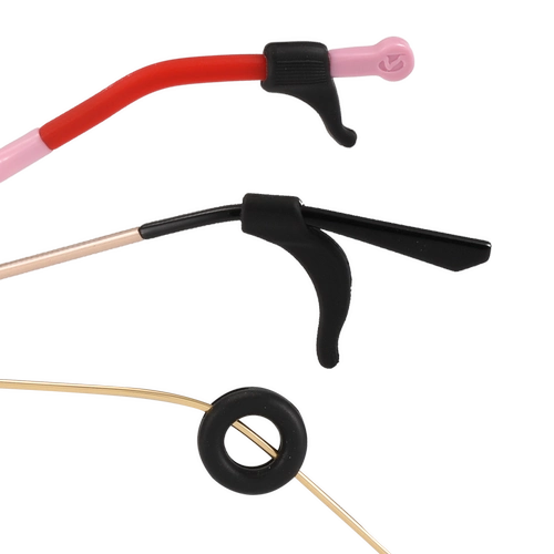 Нескользящие силиконовые очки, серьги, шнурок-держатель, носки, колечки, защитная застежка для ушей, фиксаторы в комплекте