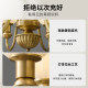 All-Copper French Mid-Century American Retro Living Room Chandelier Modern Magic Bean New Model Zhongshan Ancient Town High-End Bedroom Lighting Fixtures