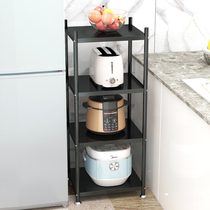 Kitchen storage rack split floor multi-function microwave oven rice cooker oven supplies multi-layer pot shelf