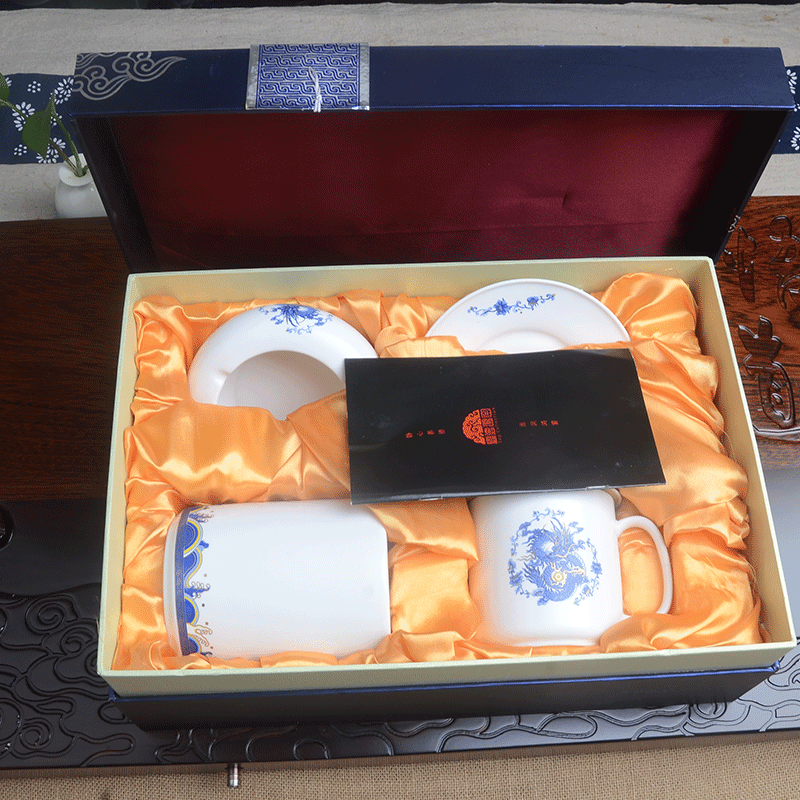 Xiang feng ceramic filter cups office three suits for the composite cylinder cups tea cups with cover accessories