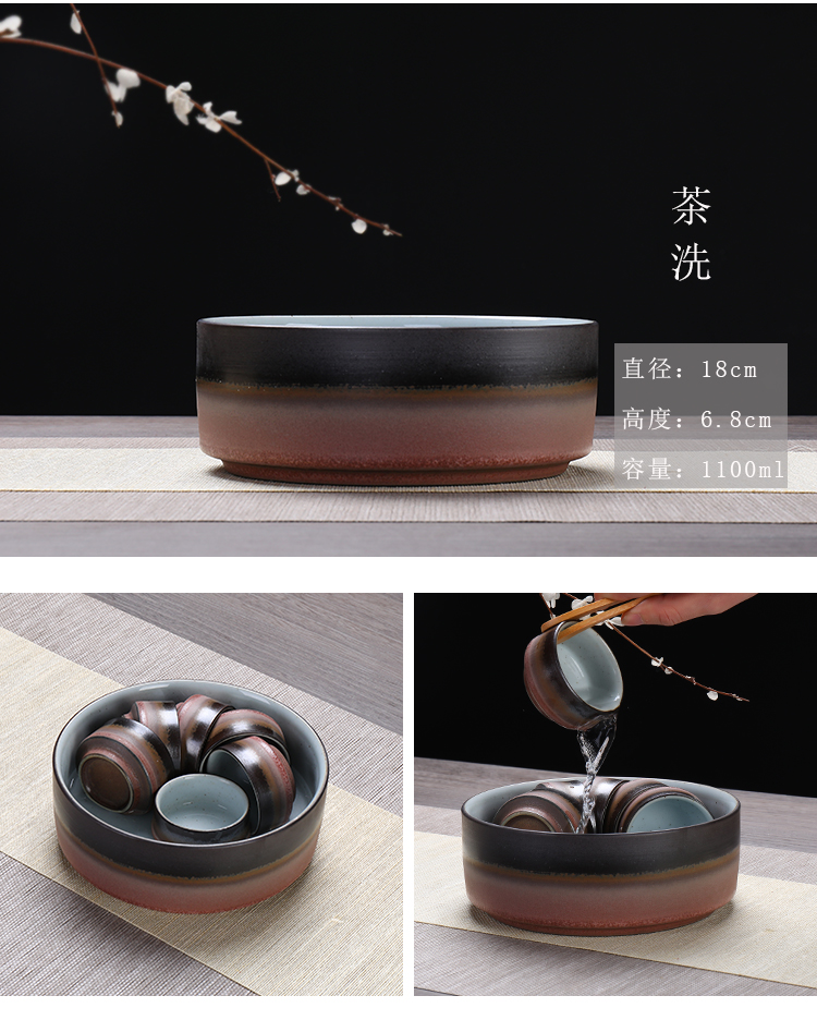 Ceramic kung fu tea sets variable up tea set gift of a complete set of tea in the cup tea pot lid bowl