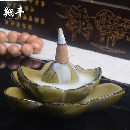 Xiang feng censer backflow creative ceramic and lotus pond moonlight coarse pottery aromatherapy furnace back in large and medium size of ta