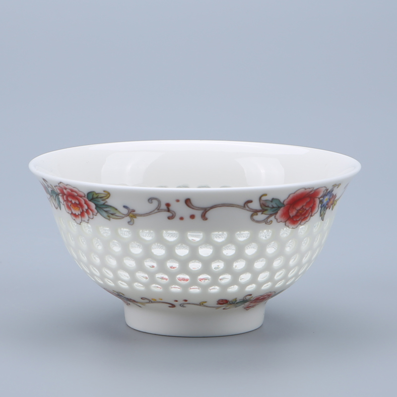 Cheung fung Chinese style under the glaze made pottery bowls tableware suit millet rice bowl bowl household small bowl