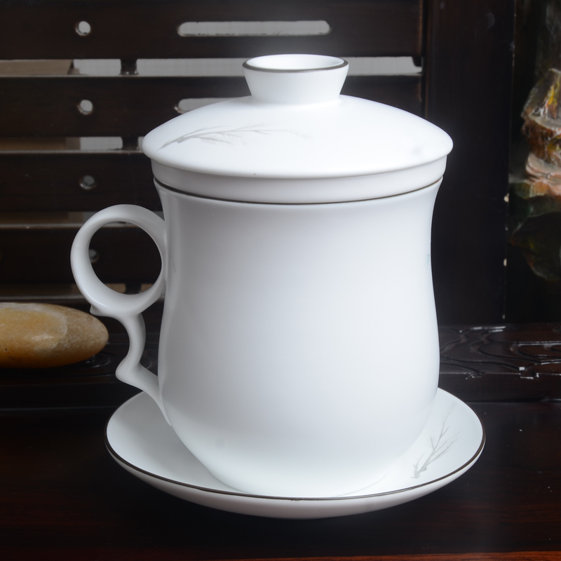 Xiang feng tea hand - made ceramic cup with cover cups filtered water glass ceramic tea cup cup of office