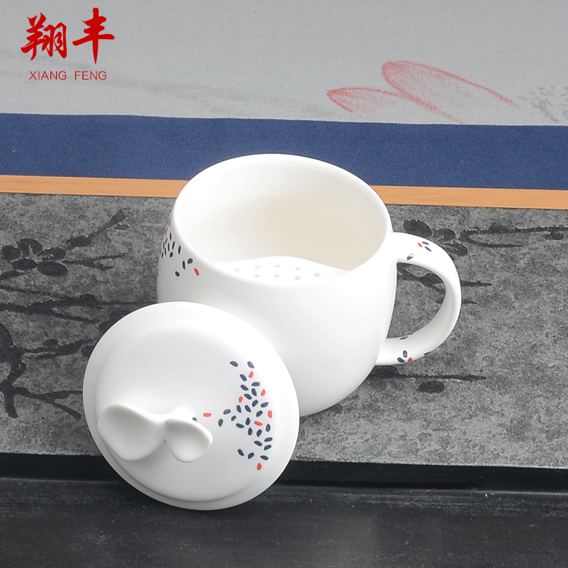 Filtering office ceramic cups with cover with Filtering mugs creative individuals master ultimately responds tea cups