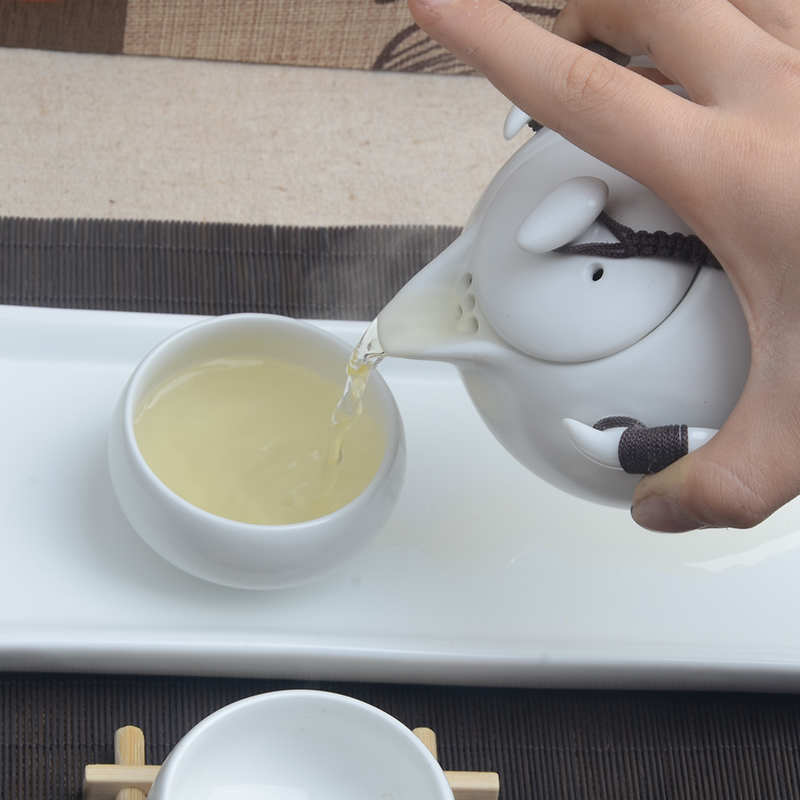 Xiang feng crack cup a pot of 2 cups of individual your up purple ceramic teapot small portable travel tea set tea tray