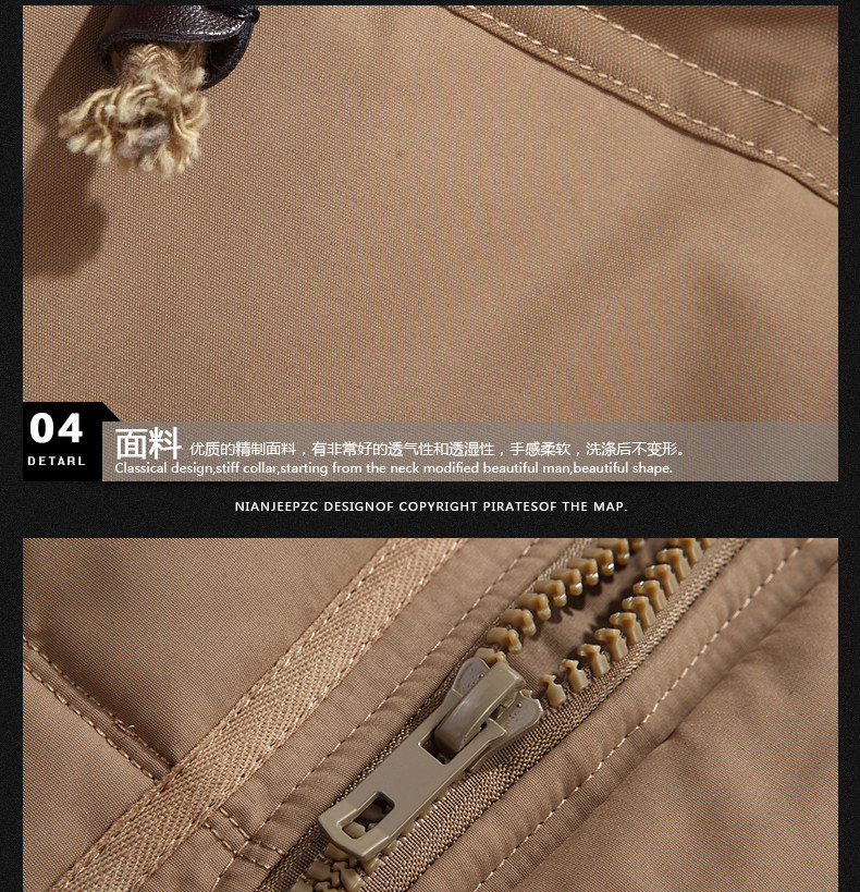 Blouson homme NIANJEEP    en Polyester - Ref 3121725 Image 25