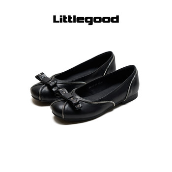 Littlegood sweet and cool bow pumps for women 2026 summer new style commuting versatile