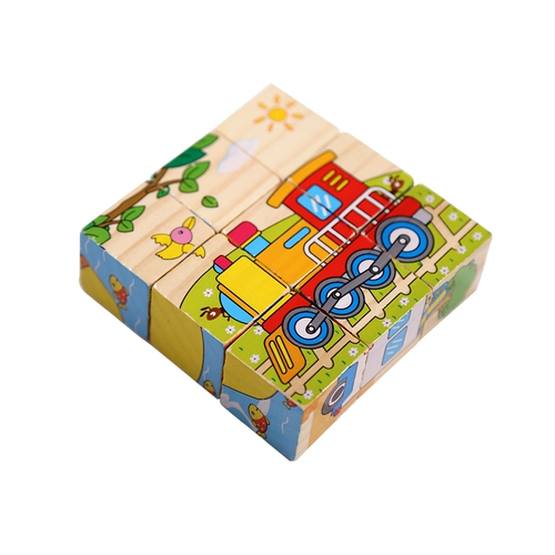 Деревянная головоломка, трехмерный деревянный конструктор, интеллектуальная игрушка для раннего возраста, в 3d формате, 3-4-5-6 лет