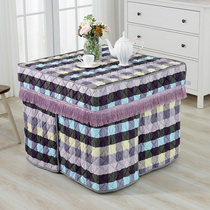 New winter thickened Square fire cover mahjong machine cover tablecloth heating electric furnace cover