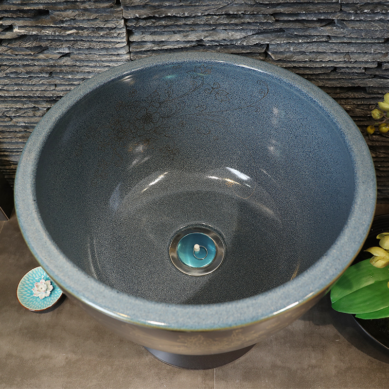 Contracted style ceramic wash mop pool small balcony mop pool toilet mop mop pool mop pool