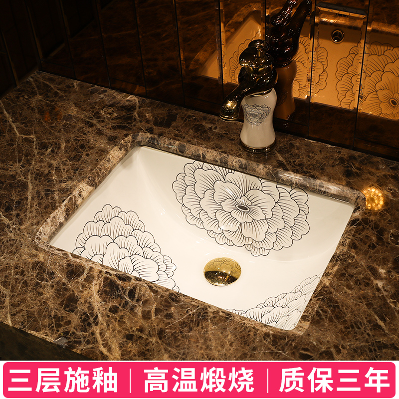 Art ceramic undercounter square embedded balcony sink size more toilet lavatory basin that wash a face