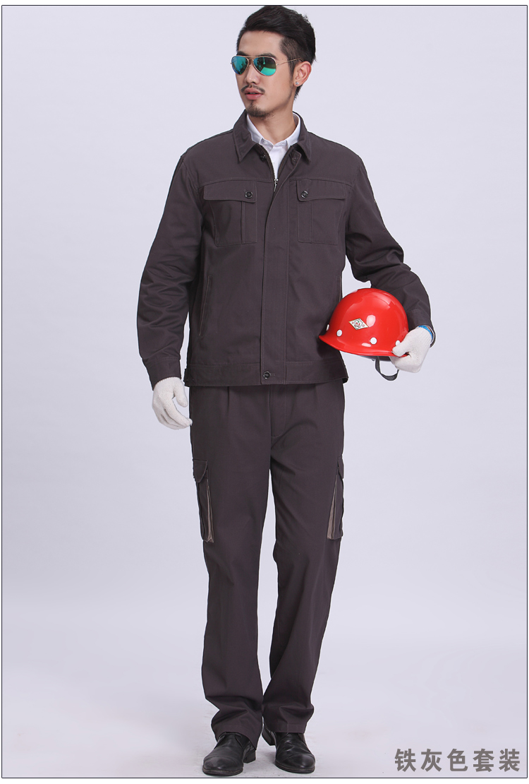 Quần yếm mùa thu và mùa đông phù hợp với nam dịch vụ bảo hiểm lao động nam áo dài tay cotton đồng phục dụng cụ điện quần đùi