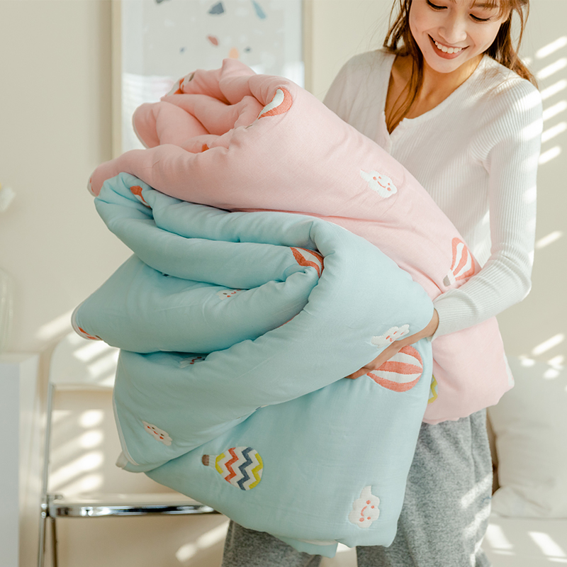 Ten layers of gauze summer quilt cotton air conditioning quilt towel quilt cotton thickened single double towel blanket Children's blanket