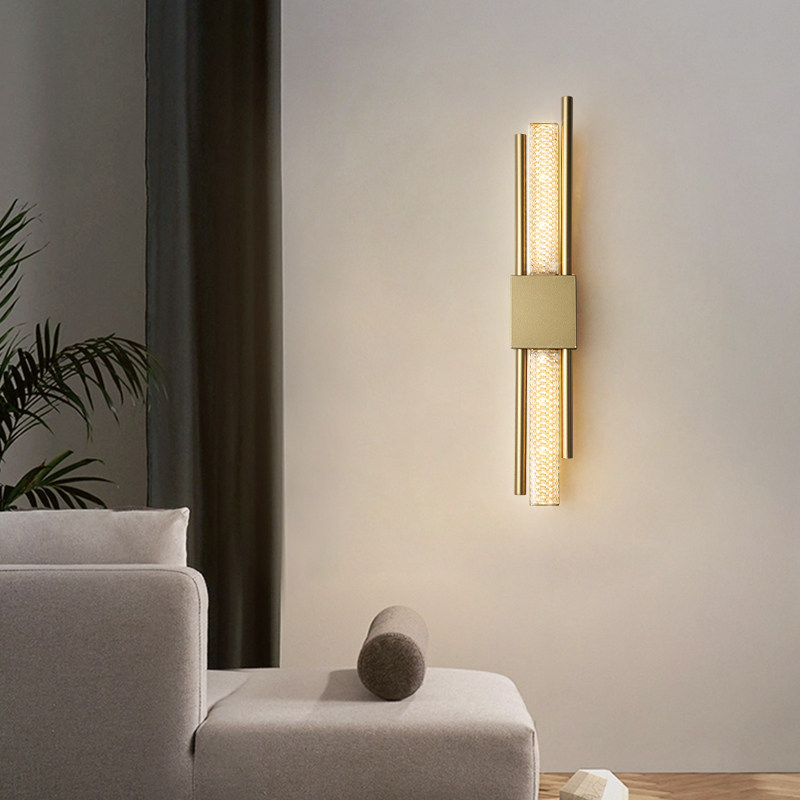 Bedhead Lightwall Lights Northern European Living Room Bedroom Modern Simple Lighting Lighting Creative Personality Minimum Avenue TV Background Wall