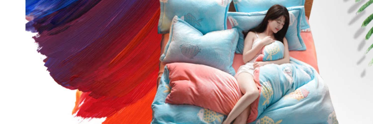 Dày tấm flannel ấm gia đình của giường nữ mùa đông Bốn hô luật nhung chăn nhung Levin nhung pha lê - Bộ đồ giường bốn mảnh chăn ga gối đệm khách sạn