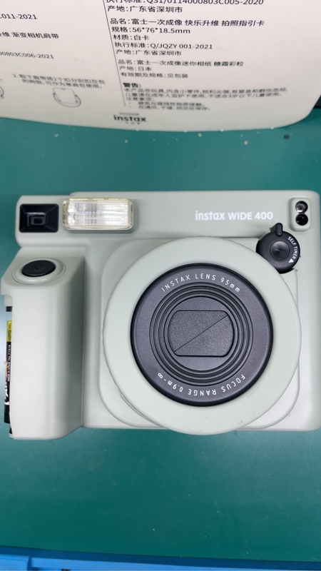 Fuji Instax Wide 400 Repair Card, Won'T Turn On, Lens Damaged, Photos Turn Black and Take Longer to Develop