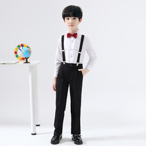 Childrens pants performance clothes boy dance dress primary school boy piano host recitation performance costume