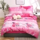 Bộ đồ giường cotton 4 mảnh cho nam Bộ khăn trải giường 1,5m 1,8m và phòng ngủ tập thể 3 mảnh - Bộ đồ giường bốn mảnh