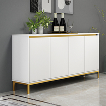 Dining Side Cabinet Modern Minimalist Living-room Tea Water Lockers Disposal Cabinet Light Lavish Solid Wood Close To Wall Wine Cabinet Nordic Ultrathin