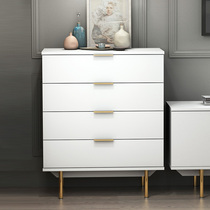 Light extravagant bucket cabinet small family modern minimalist living-room Four-bucket cabinet white bedroom storage chest of drawers Home Five Bucket Cabinet
