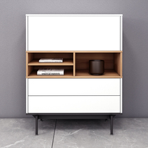 Italian Minimalist Bucket Cabinet Modern Minimalist Living-room Disposal Sidelocker Bedrooms Nordic Book House Storage with small cabinets