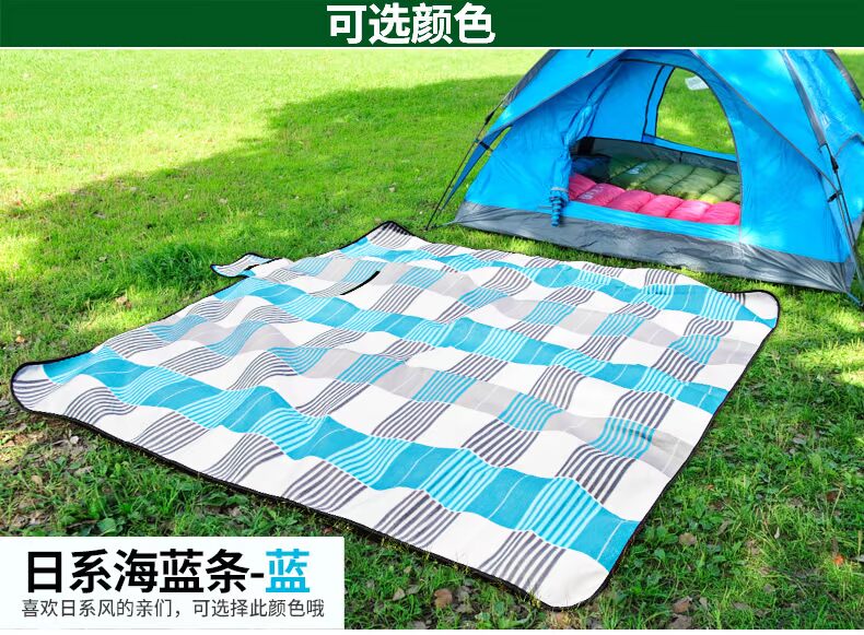 Picnic mat ẩm pad ngoài trời dày dày đi chơi hoang dã mùa xuân du lịch thảm cỏ di động dã ngoại vải mat - Thảm chống ẩm / Mat / Gối thảm trải du lịch