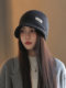Rich cabinet hat brim pile hat women's autumn and winter versatile face-showing postpartum confinement hat Baotou Japanese duck tongue cold hat