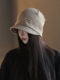 Rich cabinet hat brim pile hat women's autumn and winter versatile face-showing postpartum confinement hat Baotou Japanese duck tongue cold hat