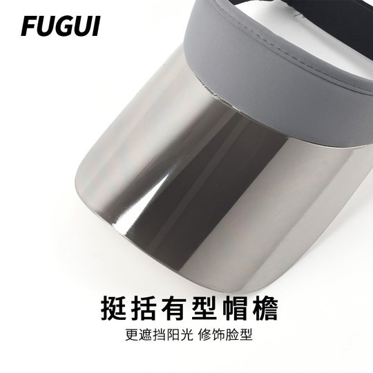 Fugui 2026 New Style Open-Top Sun Protection Hat for Men, Summer Outdoor Casual Running Uv Protection Sports Sun Hat