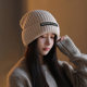 Fugui 2024 New Style Knitted Hat for Women, Autumn and Winter, Thickened, Warm, Versatile, Loose, Ear-Protecting, Trendy Slouchy Beanie